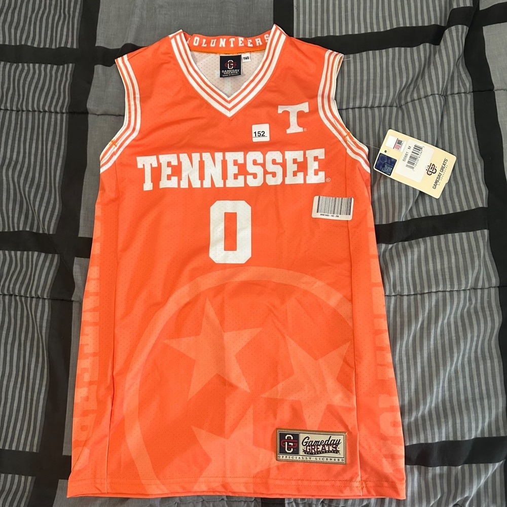 Youth Medium Gameday Greats Tennessee Volunteers #0 Gillespie Basketball Jersey‎